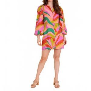 NEW ALDEN ADAIR daybreak athena dress in multicolor